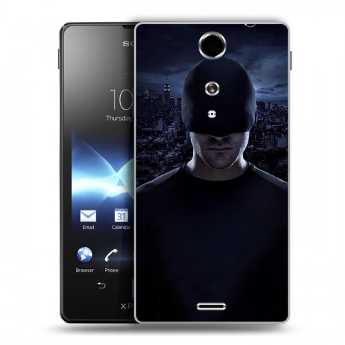 Дизайнерский пластиковый чехол для Sony Xperia TX Сорвиголова