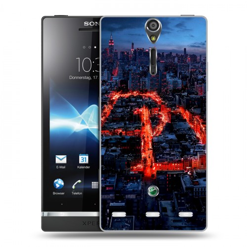 Дизайнерский пластиковый чехол для Sony Xperia S Сорвиголова