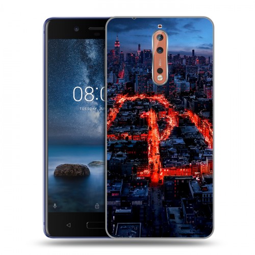 Дизайнерский пластиковый чехол для Nokia 8 Сорвиголова