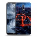 Дизайнерский пластиковый чехол для Nokia 6.1 Plus Сорвиголова