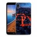 Дизайнерский силиконовый чехол для Xiaomi RedMi 7A Сорвиголова