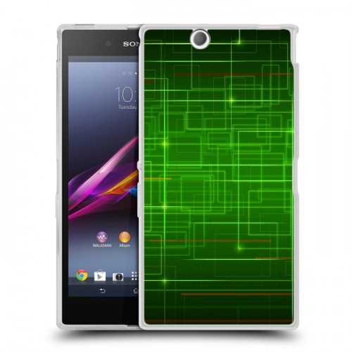 Дизайнерский пластиковый чехол для Sony Xperia Z Ultra  Абстракции Сетка