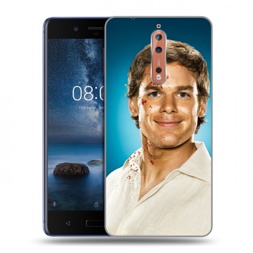 Дизайнерский пластиковый чехол для Nokia 8 Декстер