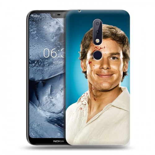 Дизайнерский пластиковый чехол для Nokia 6.1 Plus Декстер