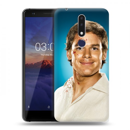 Дизайнерский силиконовый чехол для Nokia 3.1 Plus Декстер