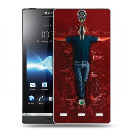 Дизайнерский пластиковый чехол для Sony Xperia S Декстер