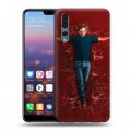 Дизайнерский силиконовый с усиленными углами чехол для Huawei P20 Pro Декстер