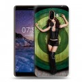 Дизайнерский пластиковый чехол для Nokia 7 Plus weeds