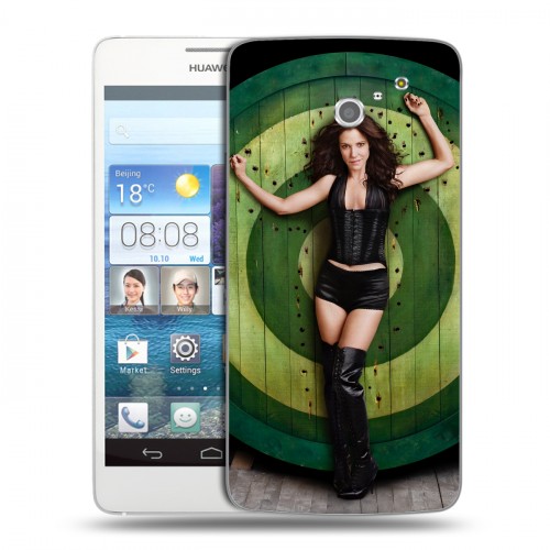 Дизайнерский пластиковый чехол для Huawei Ascend D2 weeds