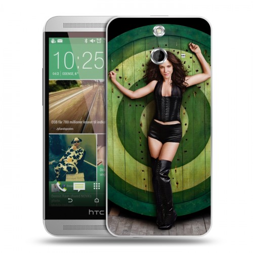 Дизайнерский пластиковый чехол для HTC One E8 weeds