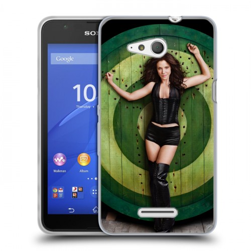 Дизайнерский пластиковый чехол для Sony Xperia E4g weeds