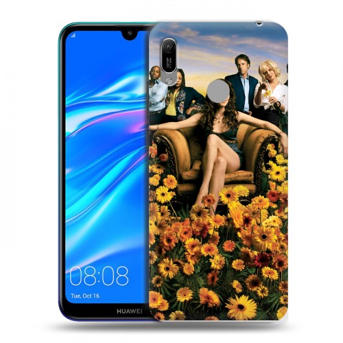 Дизайнерский пластиковый чехол для Huawei Y6 (2019) weeds