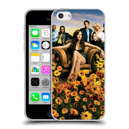 Дизайнерский пластиковый чехол для Iphone 5c weeds