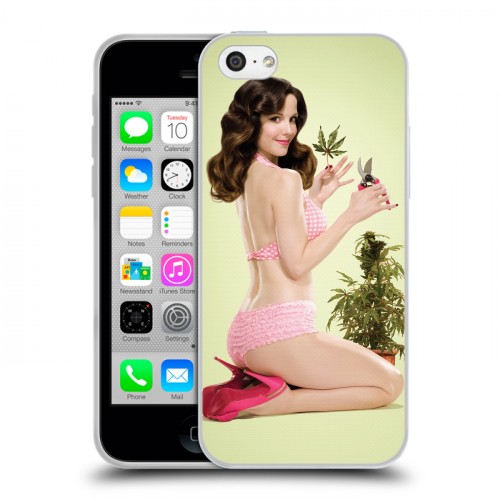 Дизайнерский пластиковый чехол для Iphone 5c weeds