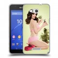 Дизайнерский пластиковый чехол для Sony Xperia E4g weeds