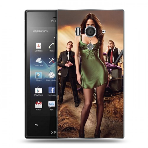 Дизайнерский пластиковый чехол для Sony Xperia acro S weeds