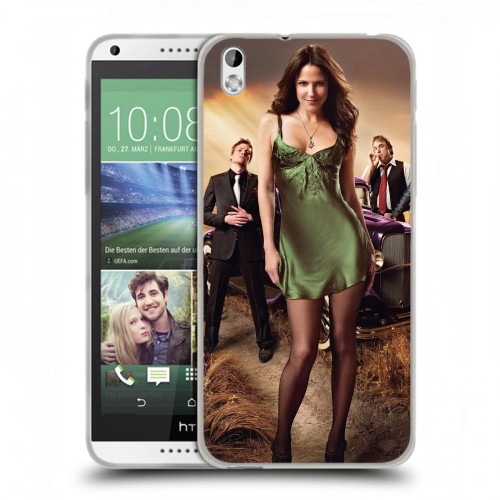 Дизайнерский пластиковый чехол для HTC Desire 816 weeds