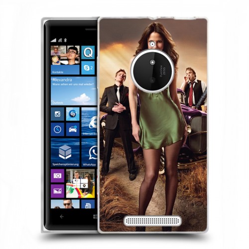 Дизайнерский пластиковый чехол для Nokia Lumia 830 weeds