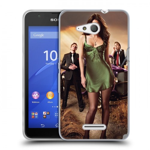 Дизайнерский пластиковый чехол для Sony Xperia E4g weeds