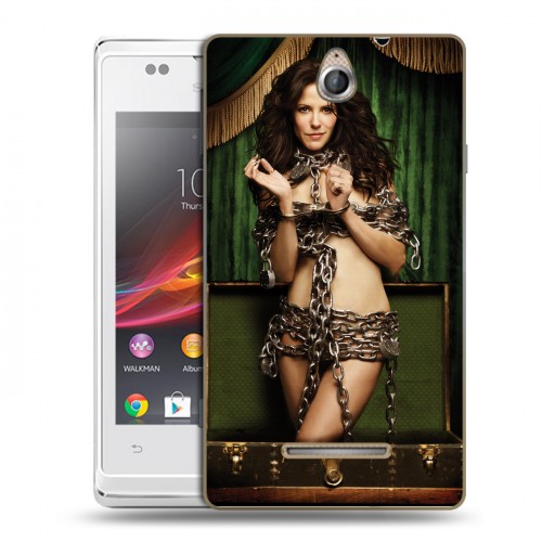 Дизайнерский пластиковый чехол для Sony Xperia E weeds