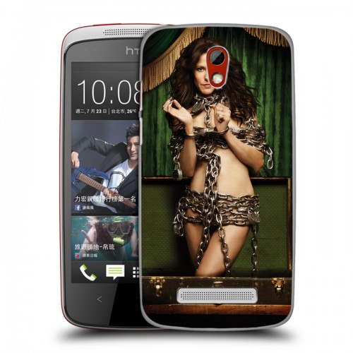 Дизайнерский пластиковый чехол для HTC Desire 500 weeds