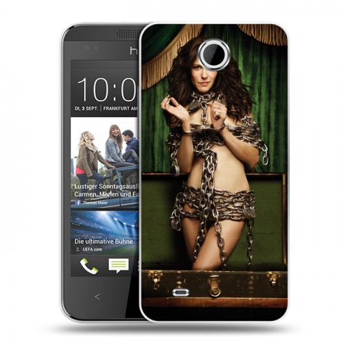 Дизайнерский пластиковый чехол для HTC Desire 300 weeds