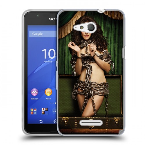 Дизайнерский пластиковый чехол для Sony Xperia E4g weeds