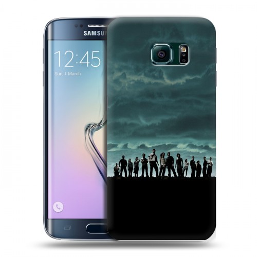 Дизайнерский пластиковый чехол для Samsung Galaxy S6 Edge Остаться в живых