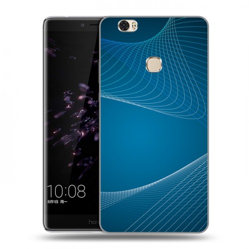 Дизайнерский пластиковый чехол для Huawei Honor Note 8 Абстракции Сетка