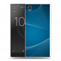 Дизайнерский пластиковый чехол для Sony Xperia L1 Абстракции Сетка