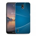 Дизайнерский силиконовый чехол для Nokia 1.3 Абстракции Сетка