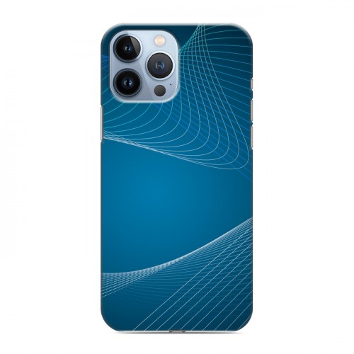 Дизайнерский силиконовый чехол для Iphone 13 Pro Max Абстракции Сетка