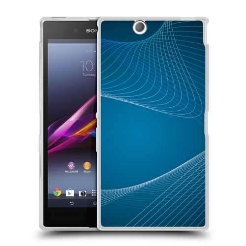 Дизайнерский пластиковый чехол для Sony Xperia Z Ultra  Абстракции Сетка