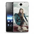 Дизайнерский пластиковый чехол для Sony Xperia TX викинги