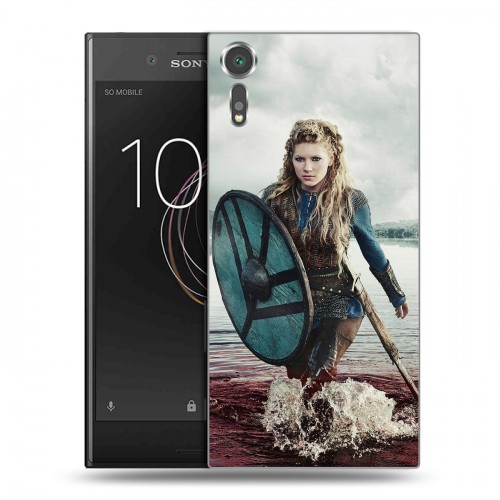 Дизайнерский пластиковый чехол для Sony Xperia XZs викинги