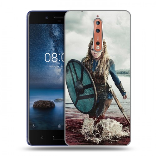 Дизайнерский пластиковый чехол для Nokia 8 викинги