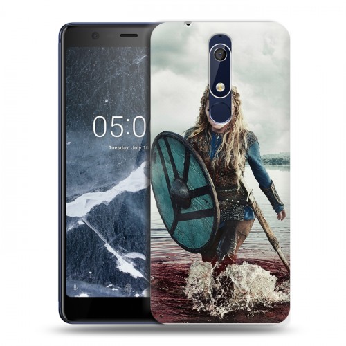 Дизайнерский пластиковый чехол для Nokia 5.1 викинги