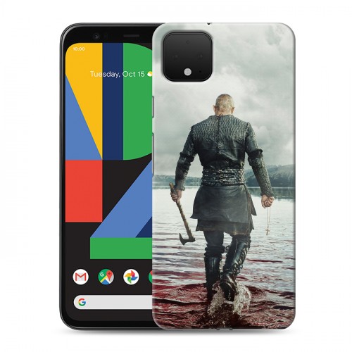 Дизайнерский пластиковый чехол для Google Pixel 4 викинги