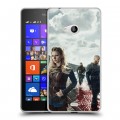 Дизайнерский пластиковый чехол для Microsoft Lumia 540 викинги