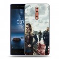 Дизайнерский пластиковый чехол для Nokia 8 викинги