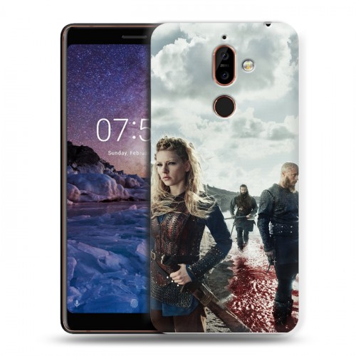 Дизайнерский пластиковый чехол для Nokia 7 Plus викинги