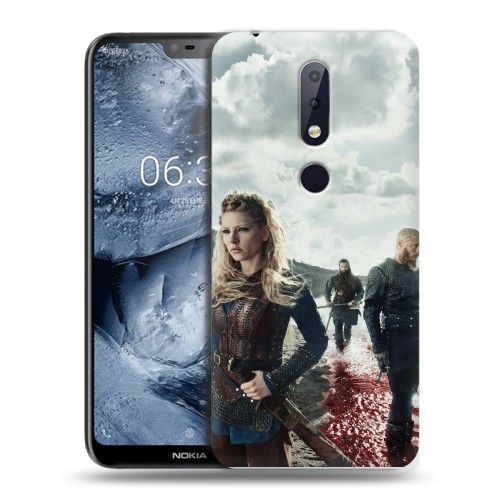 Дизайнерский пластиковый чехол для Nokia 6.1 Plus викинги