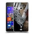 Дизайнерский пластиковый чехол для Microsoft Lumia 540 викинги
