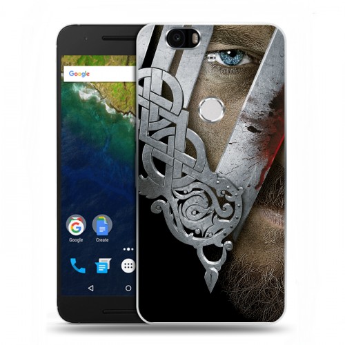 Дизайнерский силиконовый чехол для Google Huawei Nexus 6P викинги