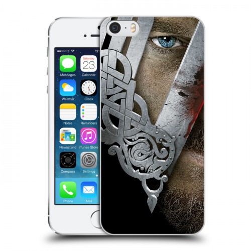 Дизайнерский пластиковый чехол для Iphone 5s викинги