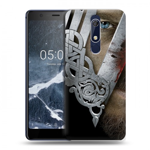 Дизайнерский пластиковый чехол для Nokia 5.1 викинги