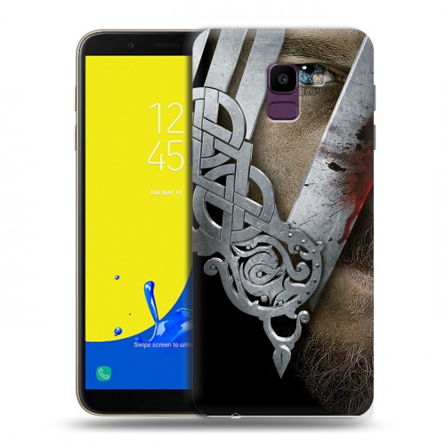 Дизайнерский пластиковый чехол для Samsung Galaxy J6 викинги
