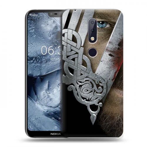 Дизайнерский пластиковый чехол для Nokia 6.1 Plus викинги