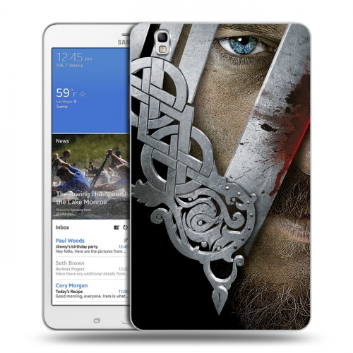 Дизайнерский силиконовый чехол для Samsung Galaxy Tab Pro 8.4 викинги