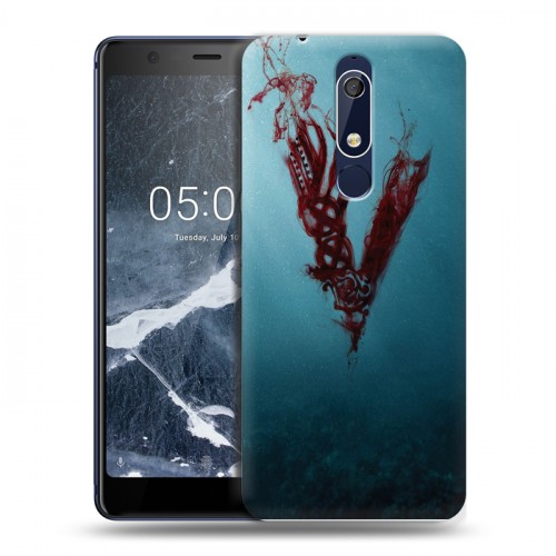 Дизайнерский пластиковый чехол для Nokia 5.1 викинги